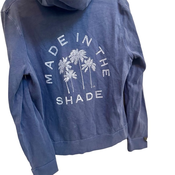 Y2K Victoria Secret Blue Zip Up Jacket with Graphic on the back in size Medium - Picture 5 of 8